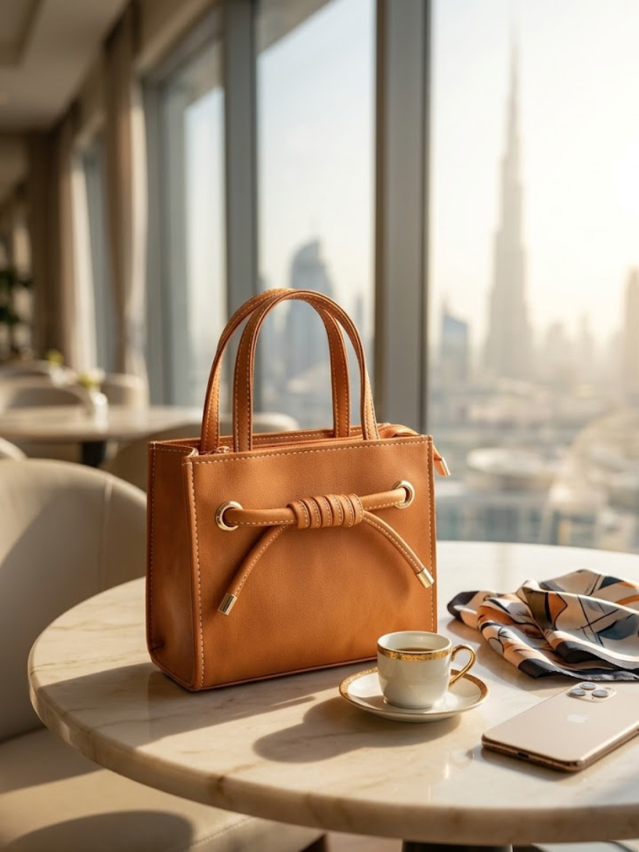 Large Brown Handbag for Women – Spacious Everyday Tote Bag Abeeras Fashion