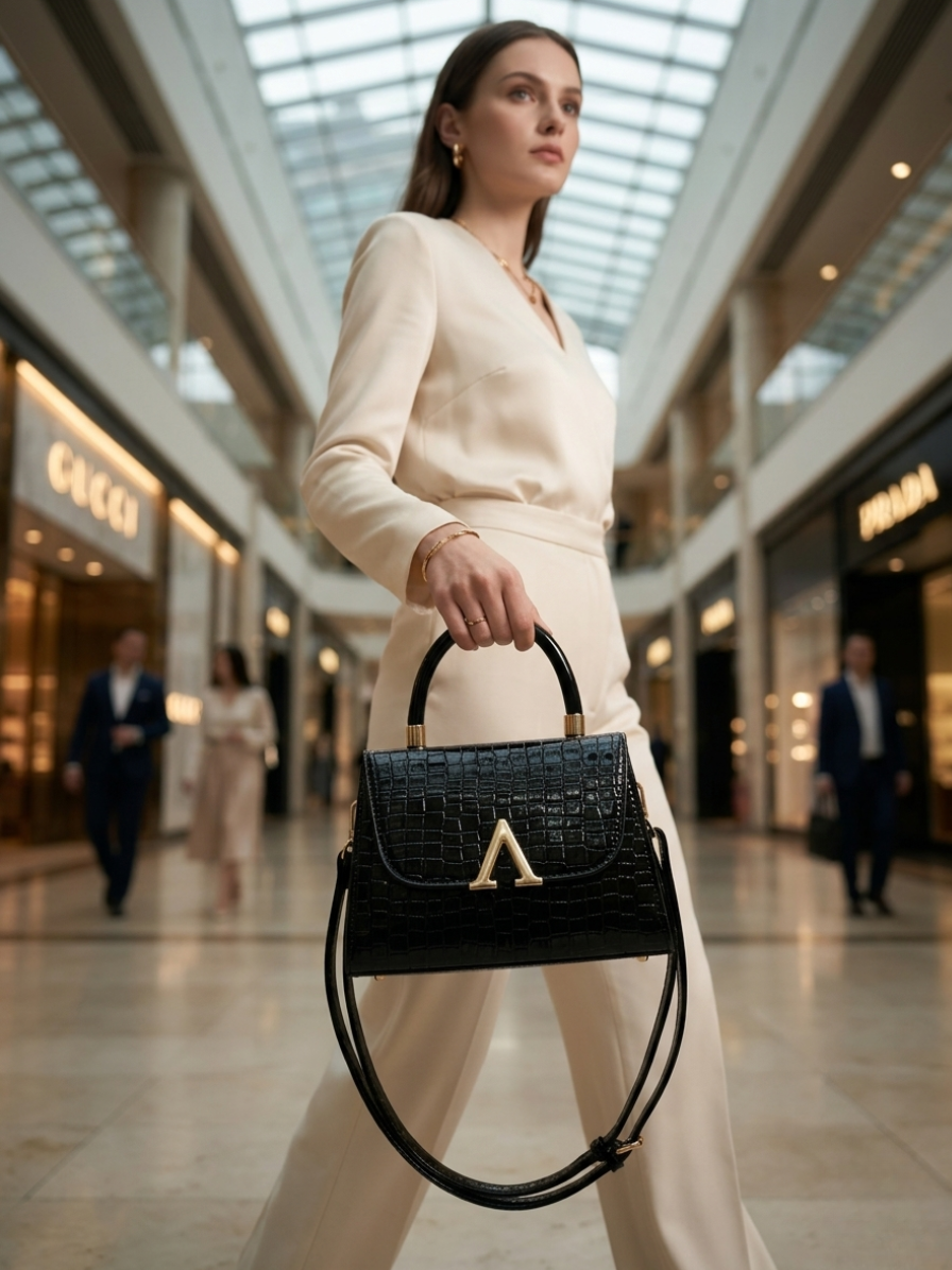 Black Handbag for Women – Stylish Everyday Shoulder Bag Abeeras Fashion