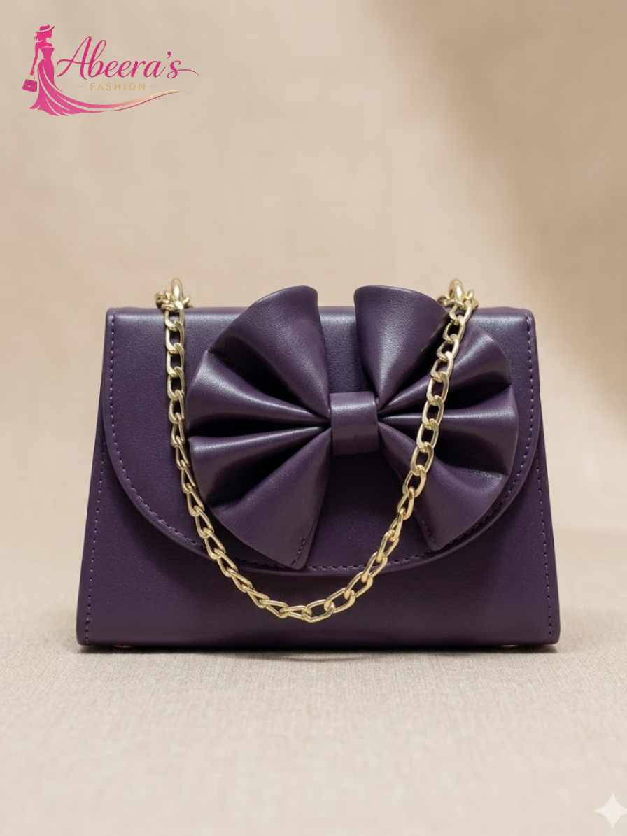 Purple Handbag for Women – Vibrant Casual Fashion Shoulder Bag Abeeras Fashion