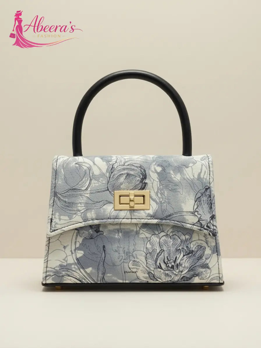 Ice Blue Handbag for Women – Pastel Casual Fashion Bag Abeeras Fashion