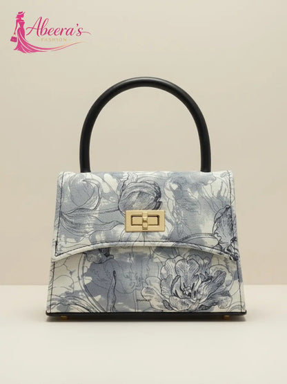 Ice Blue Handbag for Women – Pastel Casual Fashion Bag Abeeras Fashion