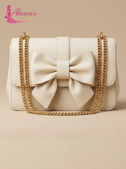 Bow Handbag for Women – Cute Bow Detail Fashion Bag Abeeras Fashion