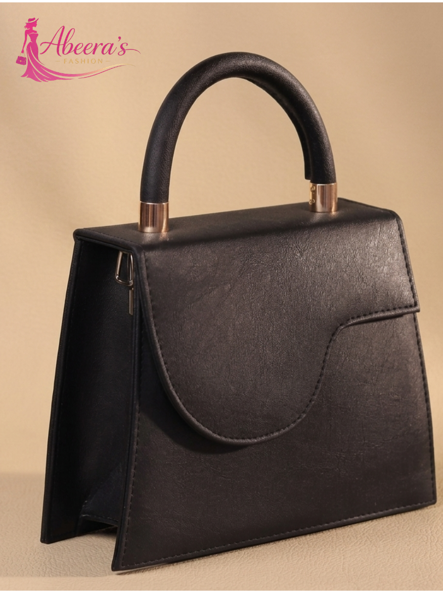Large Black Handbag for Women – Spacious Tote Shoulder Bag Abeeras Fashion