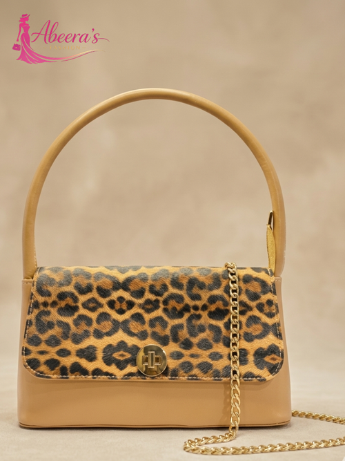 Cheetah Print Handbag for Women – Bold Animal Print Fashion Bag Abeeras Fashion