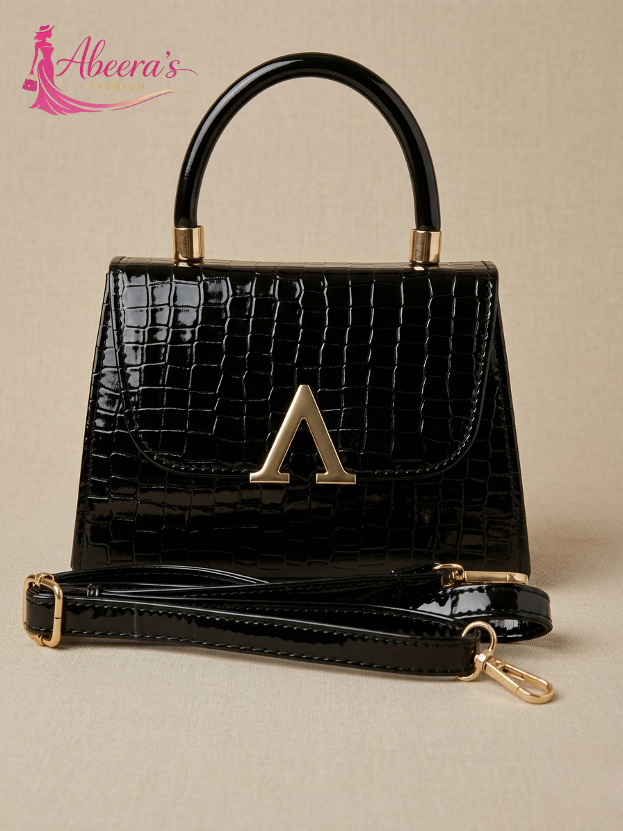 Black Handbag for Women – Stylish Everyday Shoulder Bag Abeeras Fashion