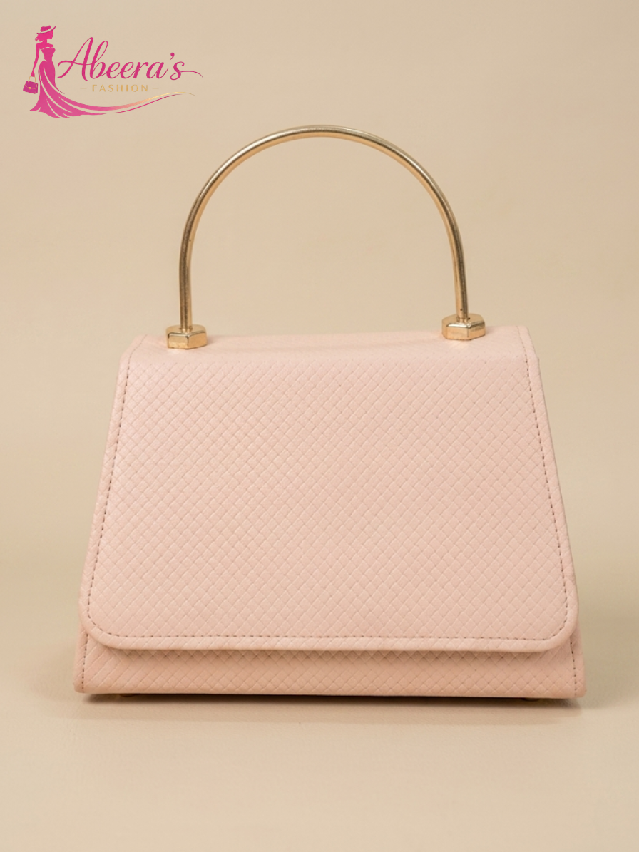 Pink Leather Handbag for Women – Chic Everyday Shoulder Bag Abeeras Fashion