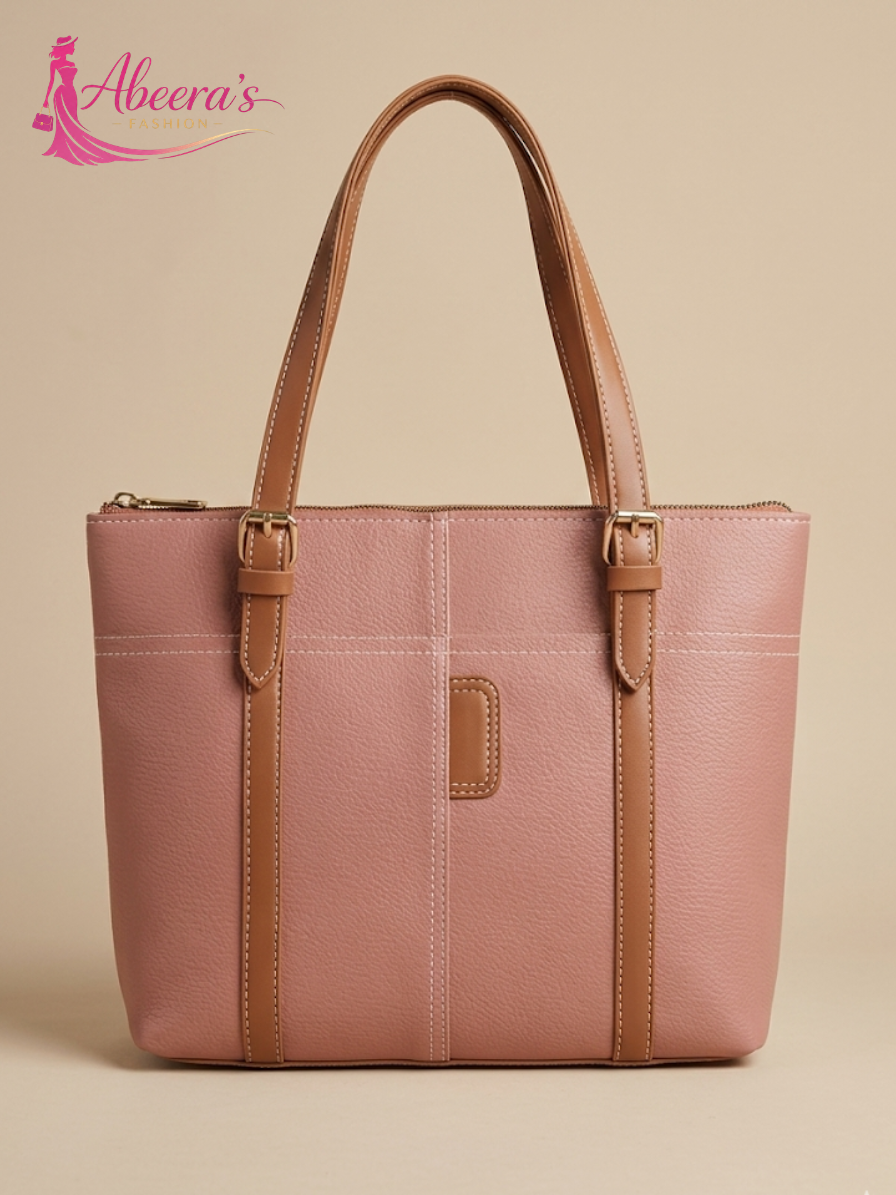 Pink Handbag for Women – Trendy Casual Fashion Bag Abeeras Fashion