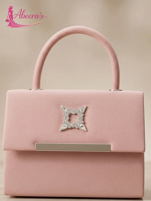 Square Structured Handbag – Modern Minimalist Women's Bag Abeeras Fashion