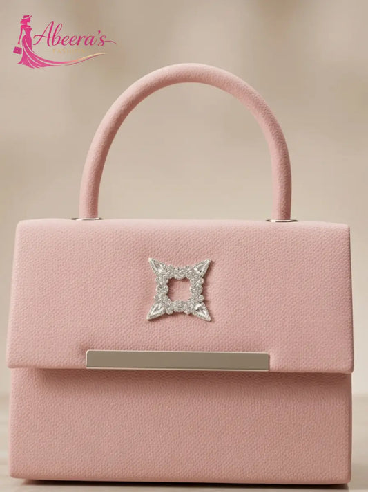 Square Structured Handbag – Modern Minimalist Women's Bag Abeeras Fashion
