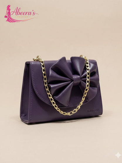 Purple Handbag for Women – Vibrant Casual Fashion Shoulder Bag Abeeras Fashion