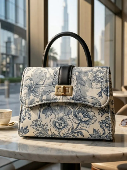 Ice Blue Handbag for Women – Pastel Casual Fashion Bag Abeeras Fashion