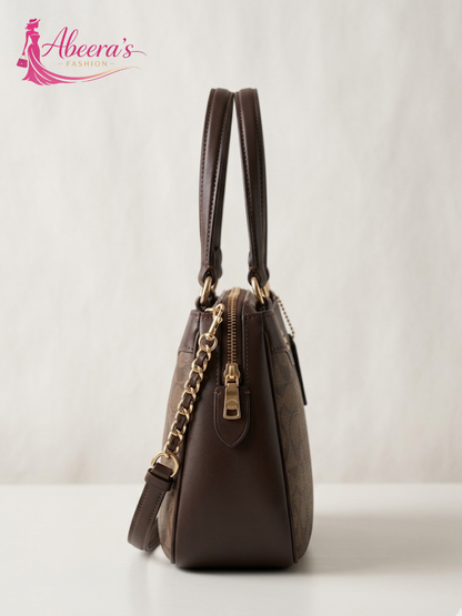 Brown Cheetah Print Handbag – Wild Style Women's Fashion Bag Abeeras Fashion