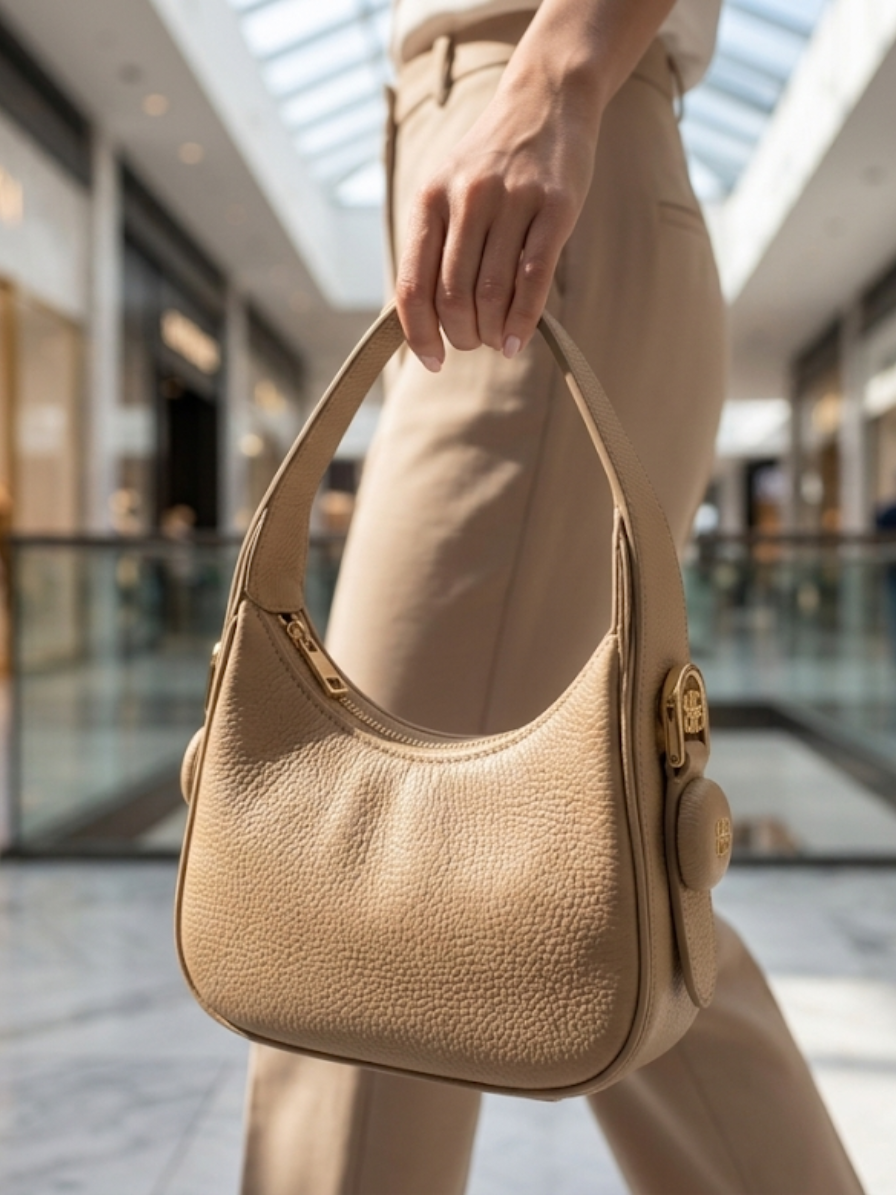 Fawn Mini Handbag for Women – Compact Neutral Everyday Bag Abeeras Fashion