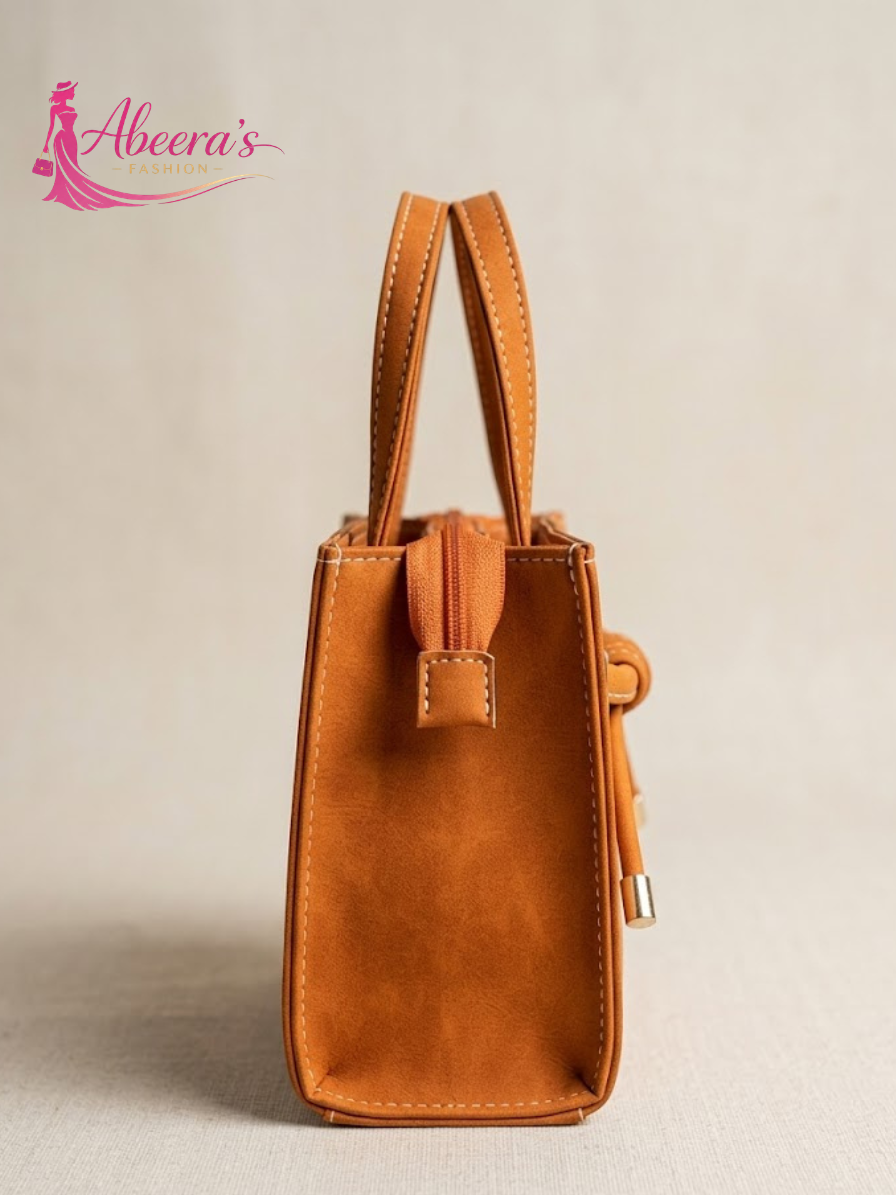 Large Brown Handbag for Women – Spacious Everyday Tote Bag Abeeras Fashion