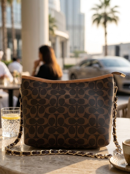 Brown Cheetah Print Handbag – Wild Style Women's Fashion Bag Abeeras Fashion