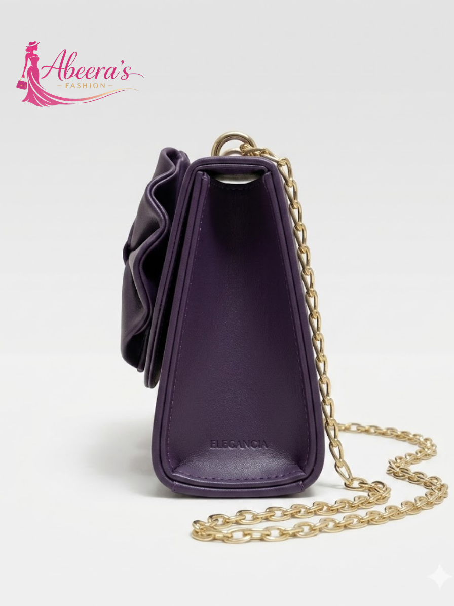 Purple Handbag for Women – Vibrant Casual Fashion Shoulder Bag Abeeras Fashion