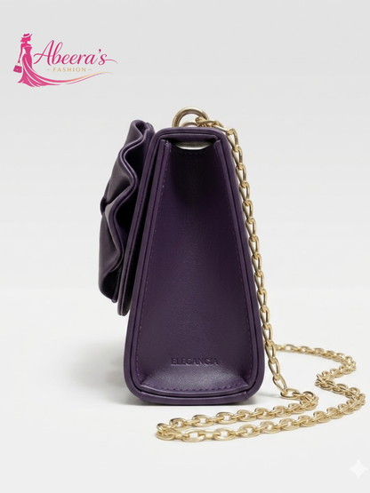 Purple Handbag for Women – Vibrant Casual Fashion Shoulder Bag Abeeras Fashion