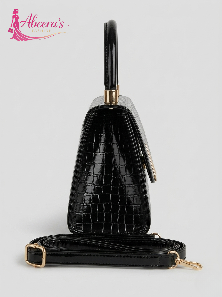 Black Handbag for Women – Stylish Everyday Shoulder Bag Abeeras Fashion