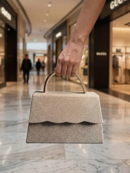 Wavy Handbag for Women – Unique Textured Fashion Shoulder Bag Abeeras Fashion