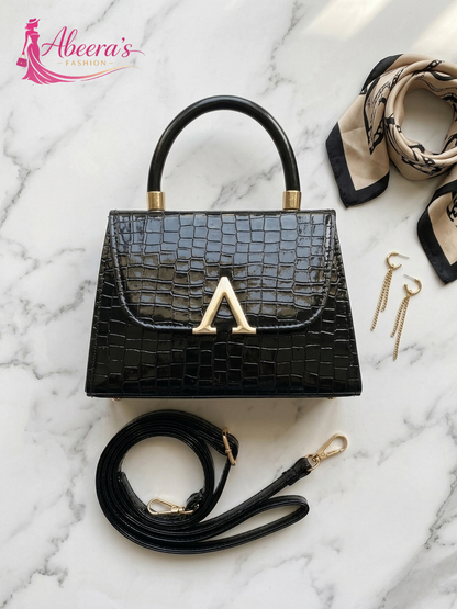 Black Handbag for Women – Stylish Everyday Shoulder Bag Abeeras Fashion