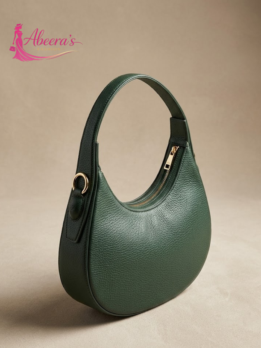 Green Pink & Black Handbag – Multicolor Statement Women's Bag Abeeras Fashion