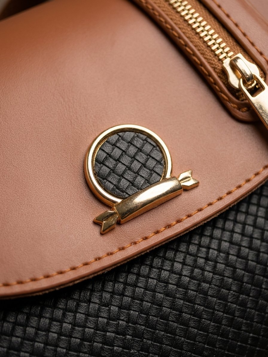 Black & Gold Handbag – Luxury Style Women's Bag Abeeras Fashion