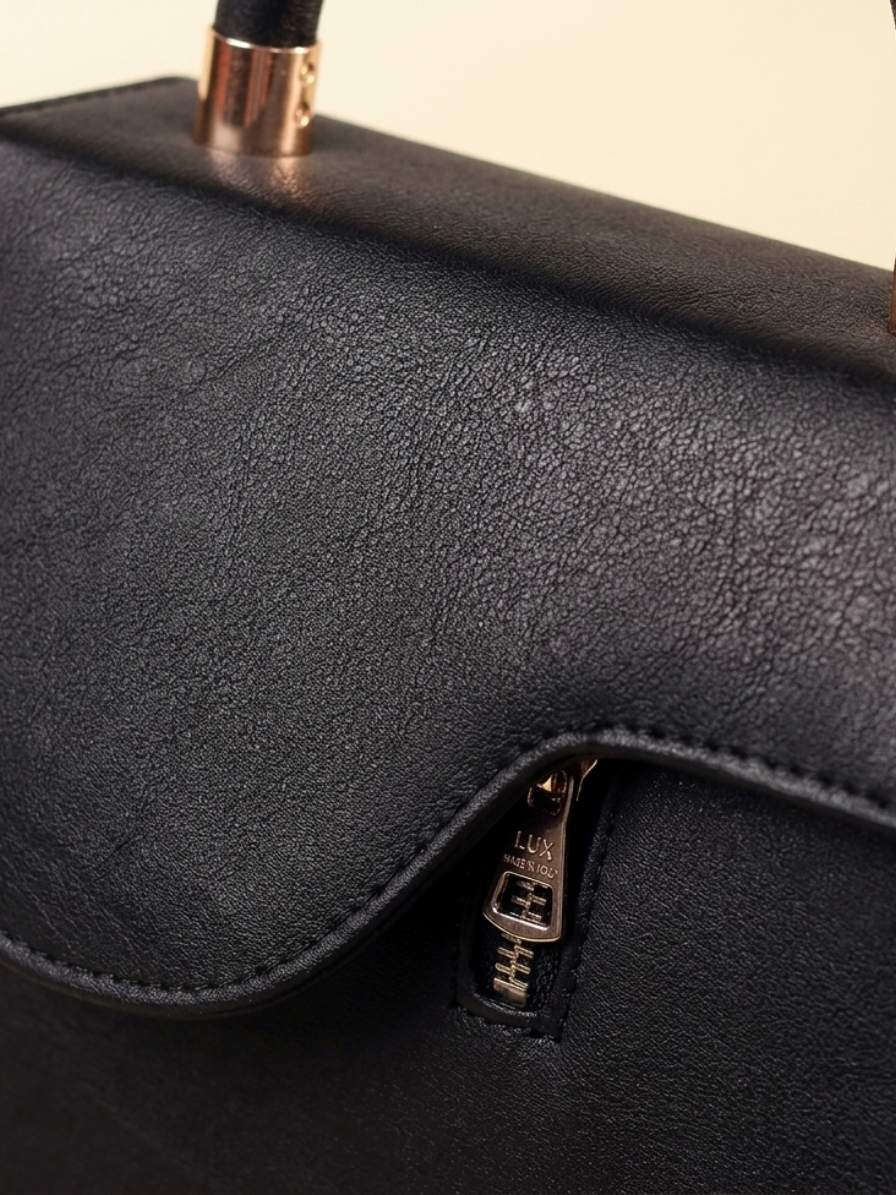 Large Black Handbag for Women – Spacious Tote Shoulder Bag Abeeras Fashion