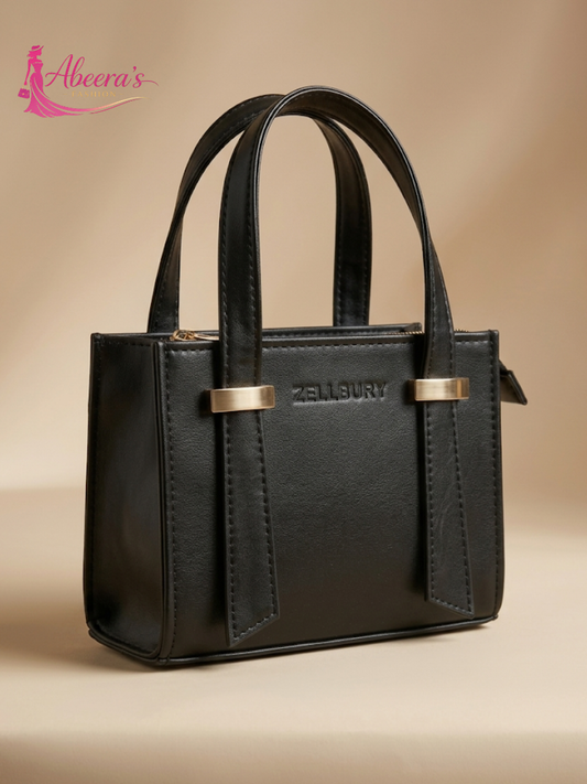 Large Black Tote Bag – Spacious Women's Everyday Handbag Abeeras Fashion