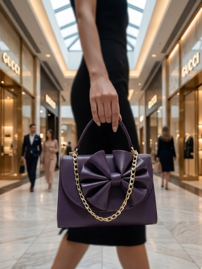 Purple Handbag for Women – Vibrant Casual Fashion Shoulder Bag Abeeras Fashion