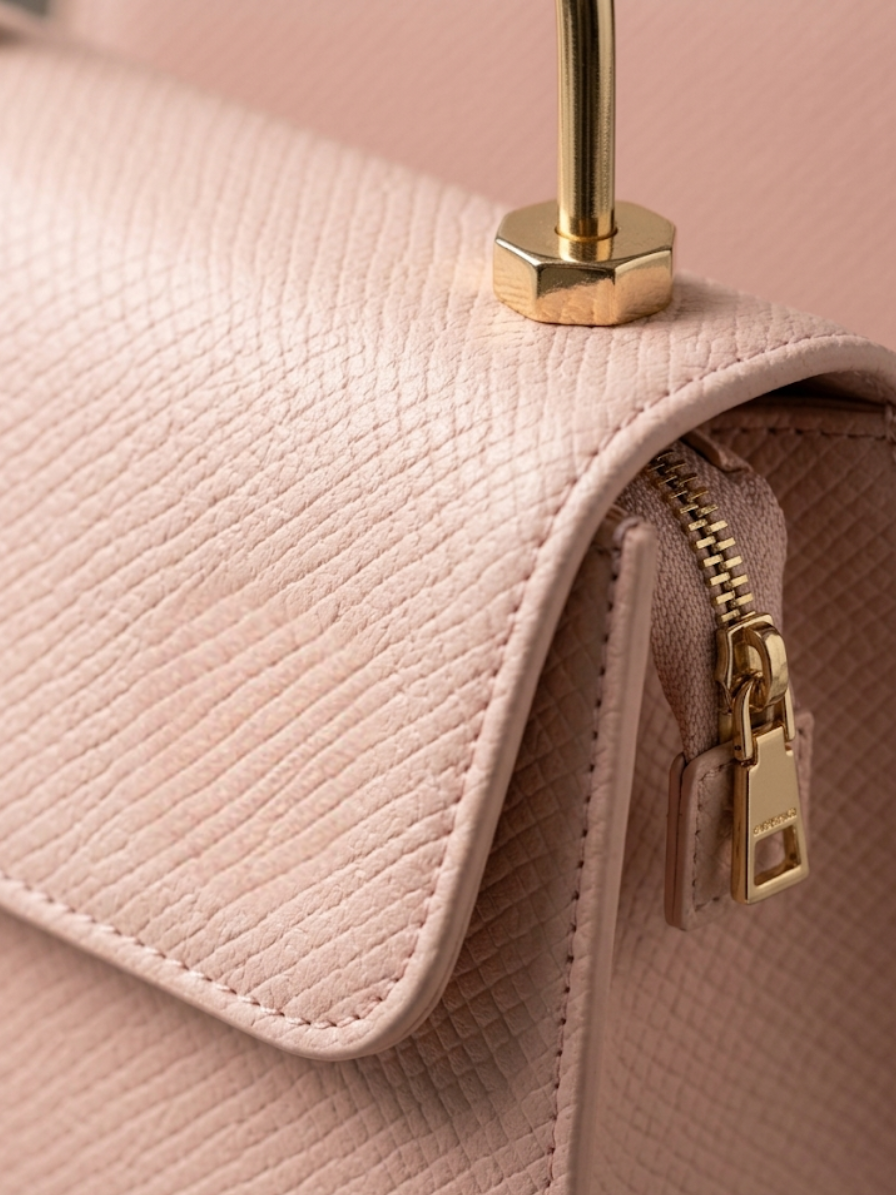 Pink Leather Handbag for Women – Chic Everyday Shoulder Bag Abeeras Fashion