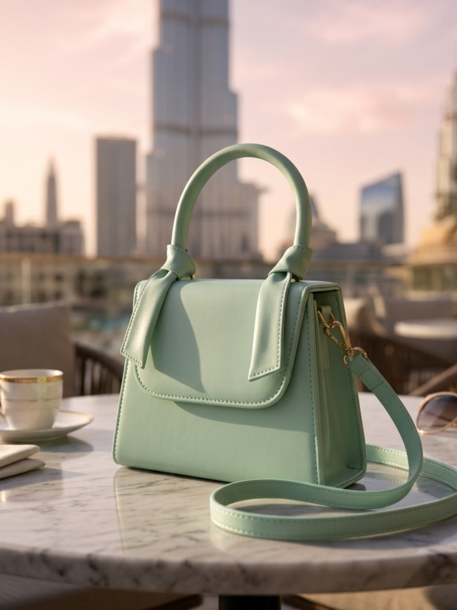 Green Women's Handbag – Trendy Casual Tote Bag Abeeras Fashion