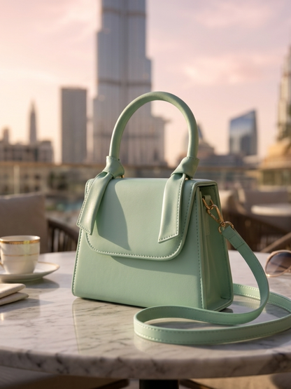 Green Women's Handbag – Trendy Casual Tote Bag Abeeras Fashion