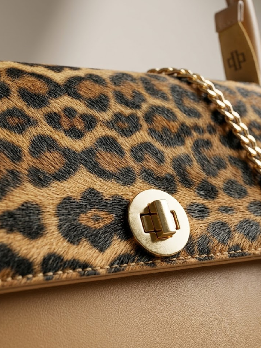 Cheetah Print Handbag for Women – Bold Animal Print Fashion Bag Abeeras Fashion