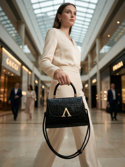 Black Handbag for Women – Stylish Everyday Shoulder Bag Abeeras Fashion