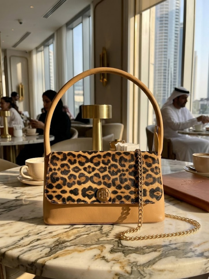 Cheetah Print Handbag for Women – Bold Animal Print Fashion Bag Abeeras Fashion